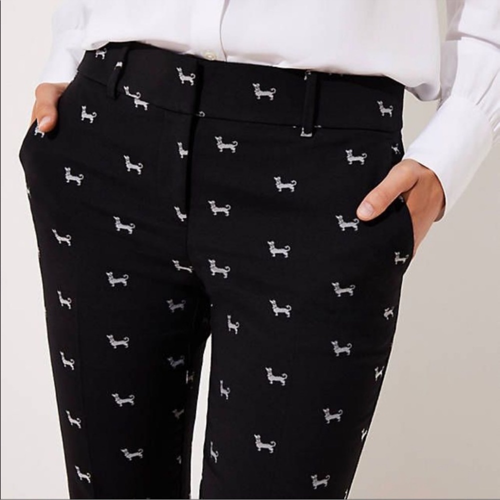LOFT Slim Dachshund Pencil Pants in Marisa Fit - Sz 00